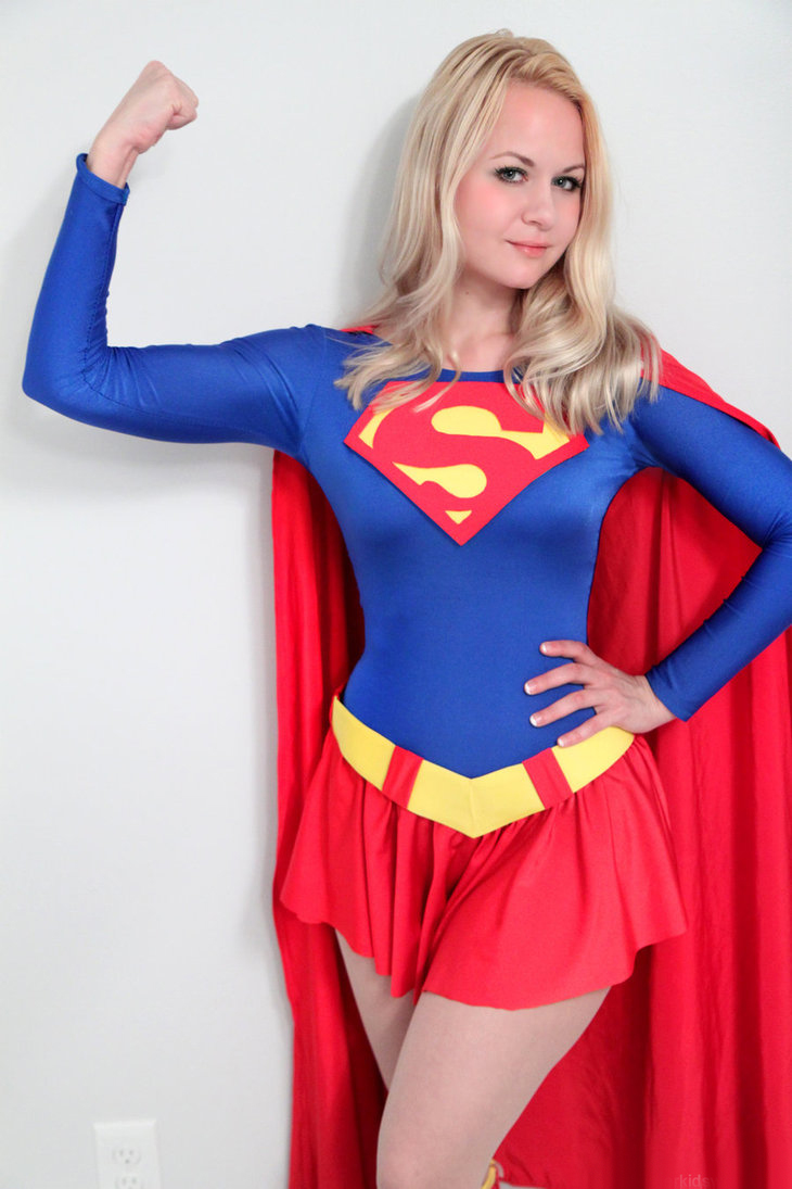 Sexy Lady Superman Classic Suit Dress